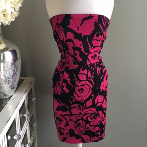 Express Design Studio Strapless Dress Size 0 - Picture 2 of 8